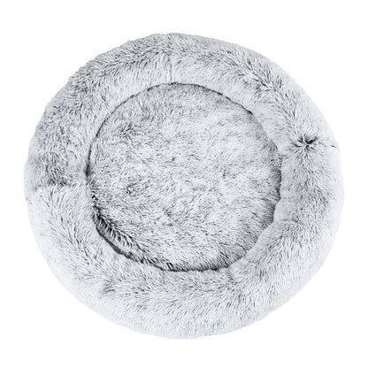 i.Pet Pet Bed Dog Cat 110cm Calming Extra Large Soft Plush Light Charcoal Tristar Online