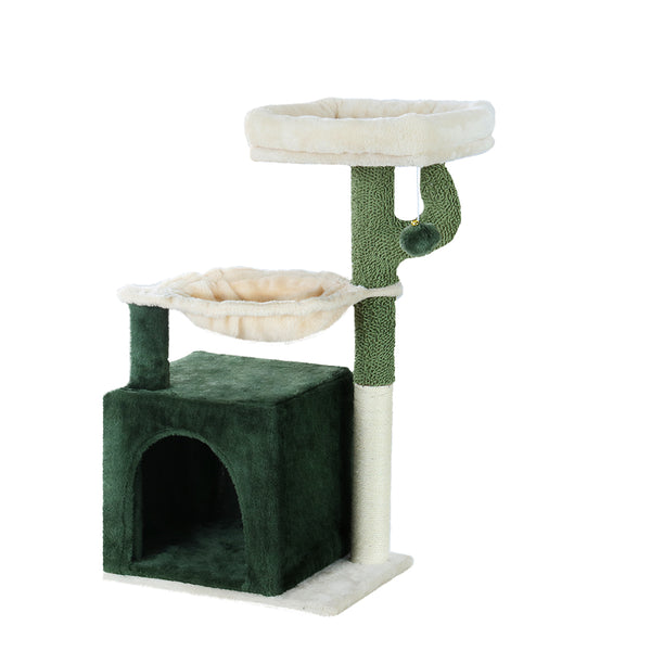 i.Pet Cat Tree Tower Scratching Post Scratcher Wood Condo Bed Toys House 78cm Tristar Online