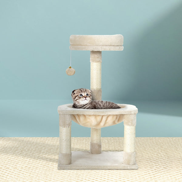 i.Pet Cat Tree 69cm Scratching Post Tower Scratcher Wood Condo Toys House Bed Tristar Online