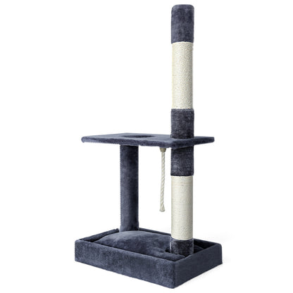 i.Pet Cat Tree Scratching Post Scratcher Tower Condo House Grey 102cm Tristar Online