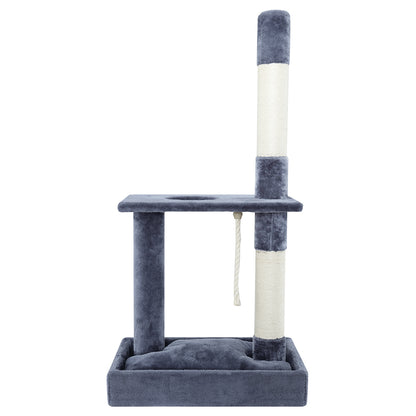 i.Pet Cat Tree Scratching Post Scratcher Tower Condo House Grey 102cm Tristar Online