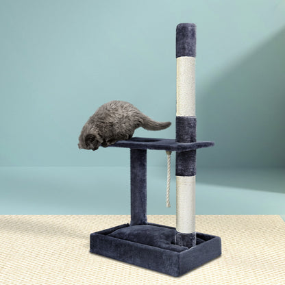 i.Pet Cat Tree Scratching Post Scratcher Tower Condo House Grey 102cm Tristar Online