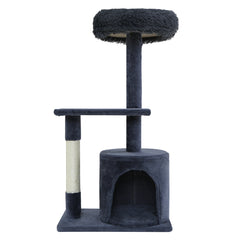 i.Pet Cat Tree Scratching Post Scratcher Tower Condo House Grey 94cm Tristar Online