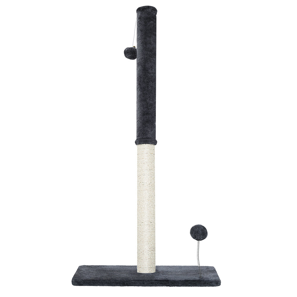 i.Pet Cat Tree Scratching Post Scratcher Tower Condo House Hanging toys Grey 105cm Tristar Online