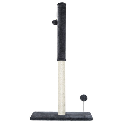 i.Pet Cat Tree Scratching Post Scratcher Tower Condo House Hanging toys Grey 105cm Tristar Online