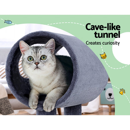 i.Pet Cat Tree Scratching Post Scratcher Tower Condo House Grey 53cm Tristar Online
