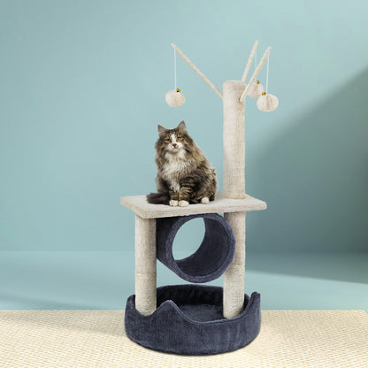 i.Pet Cat Tree 76cm Scratching Post Tower Scratcher Condo House Hanging toys Tristar Online