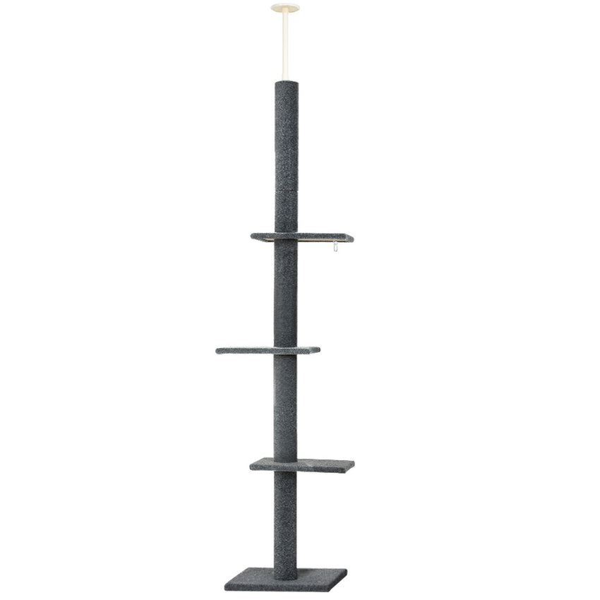 i.Pet Cat Tree Scratching Post Tower Scratcher Floor to Ceiling Cats Bed 290cm Tristar Online