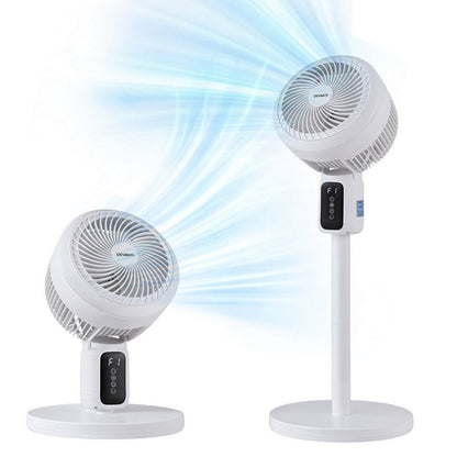 Devanti Pedestal Fan W/ Remote 3 Speed 12H Timer Height Adjustable Cooling Fan Tristar Online