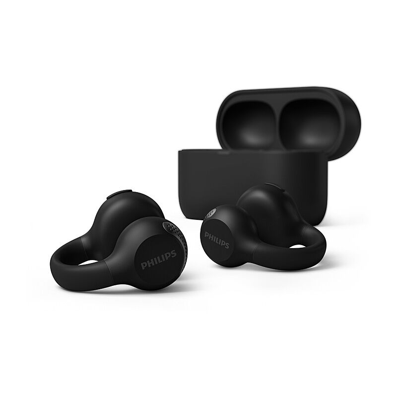 Philips W/less Open Earbuds BK Philips