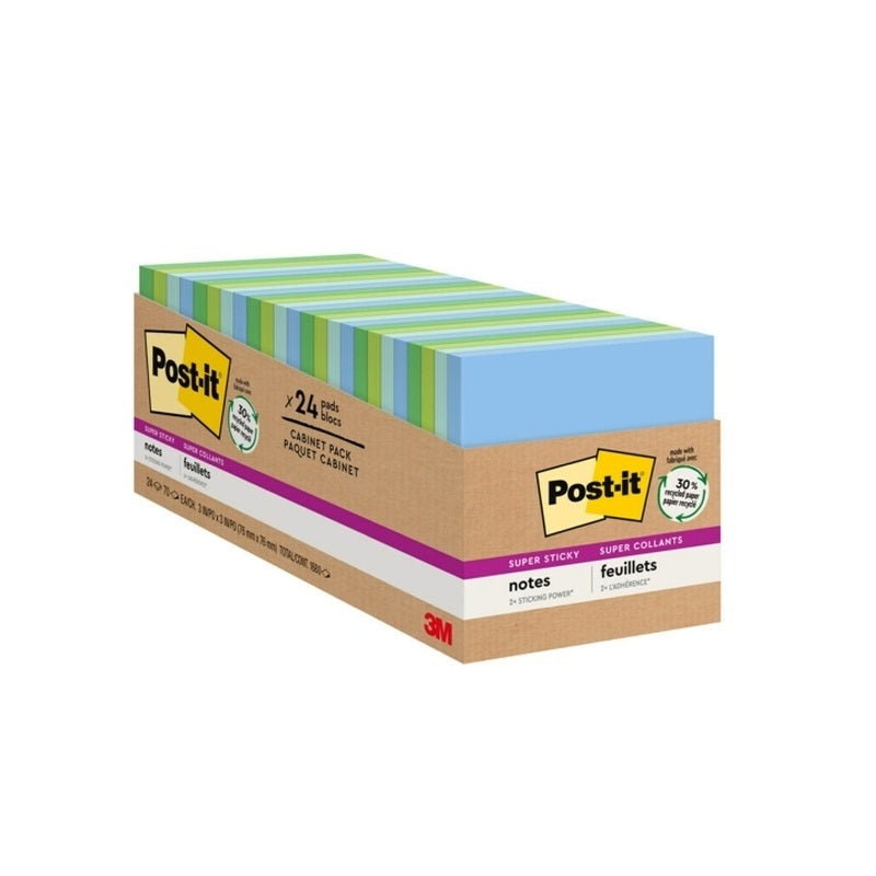 P-I SS Notes 654-24SST-CP Pk24 Post-It