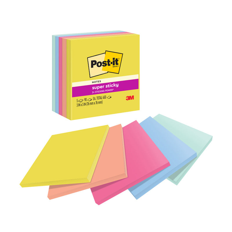 Post-It SSNotes 654-5SSJOY Pk5 Post-It