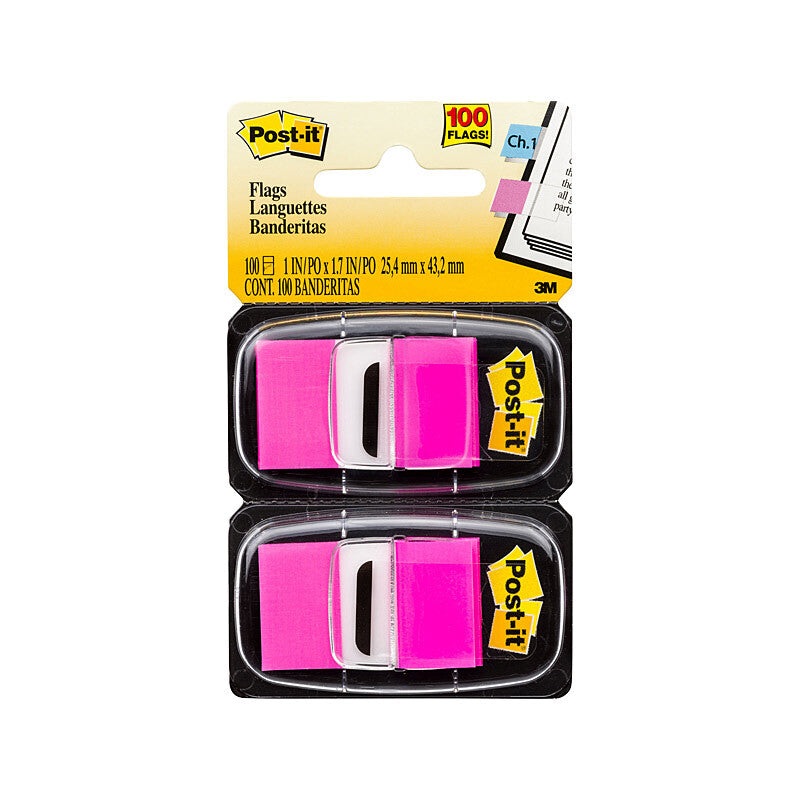 P-I Flag 680-BP2 Pink Pk2 Bx6 Post-It