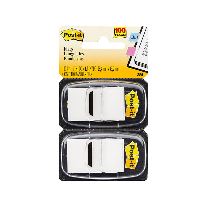 P-I Flag 680-WE2 Wht Pk2 Bx6 Post-It