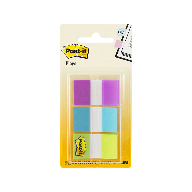 Post-It Flag 680-PBG Pk3 Bx6 Post-It