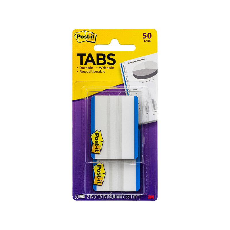 P-I Tabs 686F-50BL Pk50 Bx6 Post-It