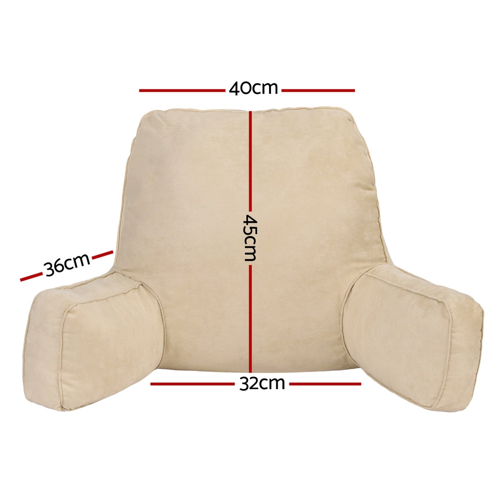 Giselle Reading Pillow Back Rest Lumbar Support Cushion Oatmeal Tristar Online