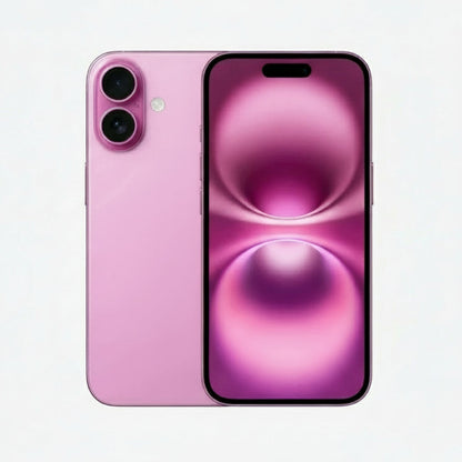 Apple iPhone 16 - 128GB / 256GB / 512GB - Black, White, Pink, Teal, Ultramarine with 90% Battery -  Pristine - Refurbished Apple