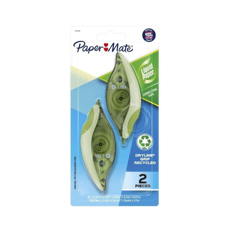 PM LP Dryline Cor Tpe Pk2 Bx6 Paper Mate