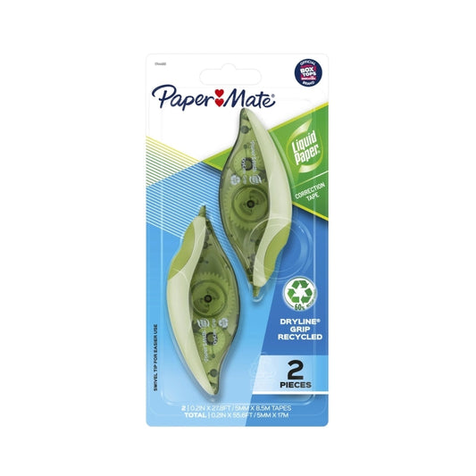 PM LP Dryline Cor Tpe Pk2 Bx6 Paper Mate