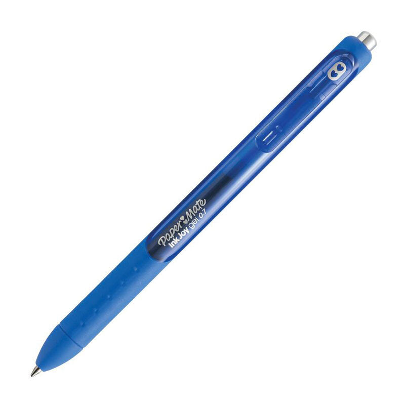PM Inkjoy RT Gel Pen Blue Bx12 Paper Mate