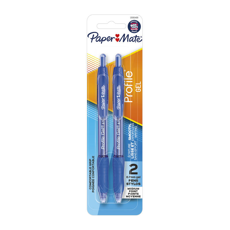 PM Profile Pen 0.7 Blu Pk2 Bx6 Paper Mate