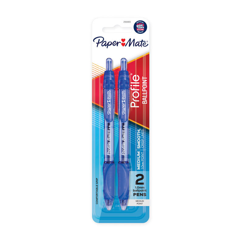 PM Profi RT 1.0 BP Blu Pk2 Bx6 Paper Mate