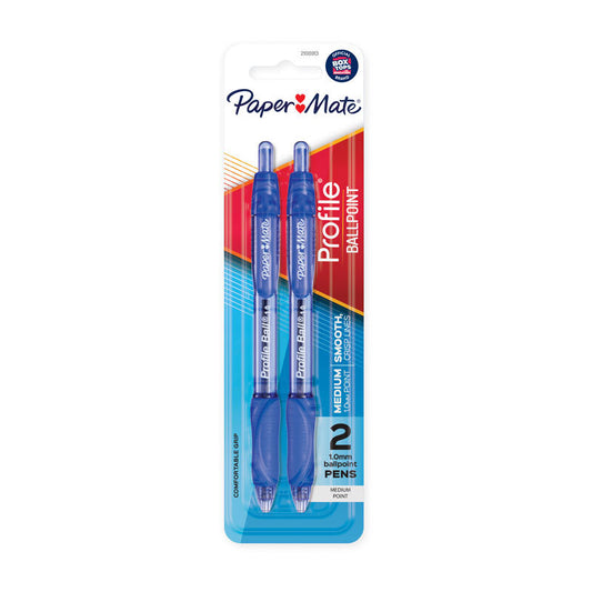 PM Profi RT 1.0 BP Blu Pk2 Bx6 Paper Mate