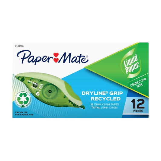 PM LP Dryline Grip Ctn12 Paper Mate