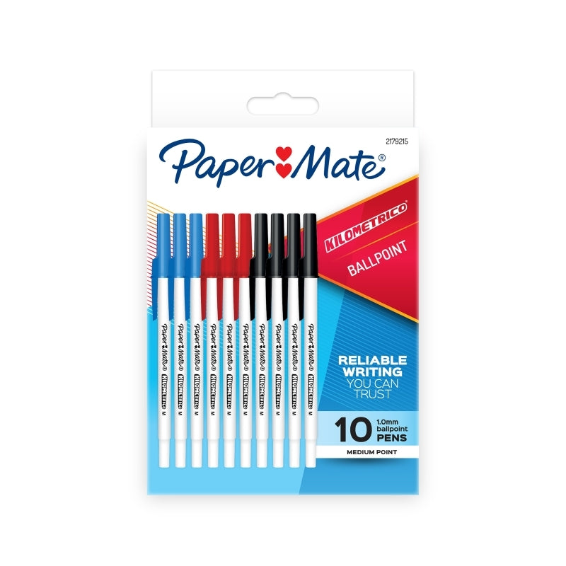 PM Kilometrico Ast Pk10R Box12 Paper Mate
