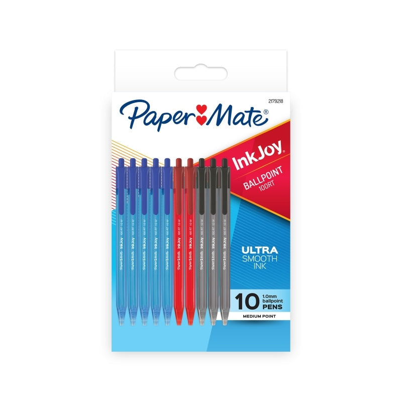 PM InkJ100RT BP Bus Pk10R Bx12 Paper Mate