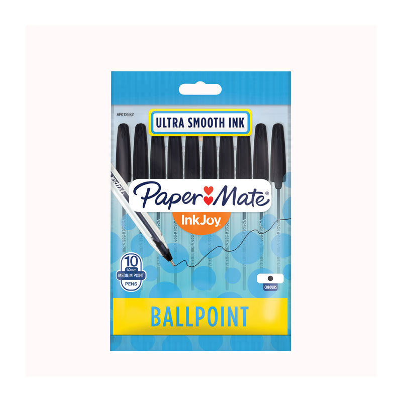 PM Inkjoy100ST BP BlkPk10 Bx12 Paper Mate