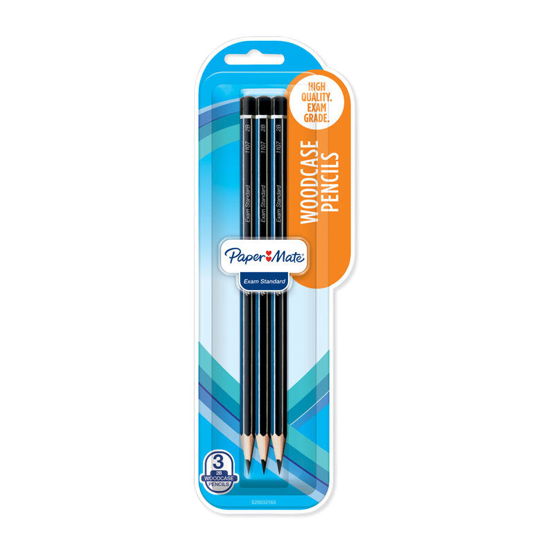 PM 2B Woodcase Pencil Pk3 Bx12 Paper Mate