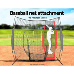 Everfit Baseball Net Pitching Kit with Stand Rebound Net Training Aid