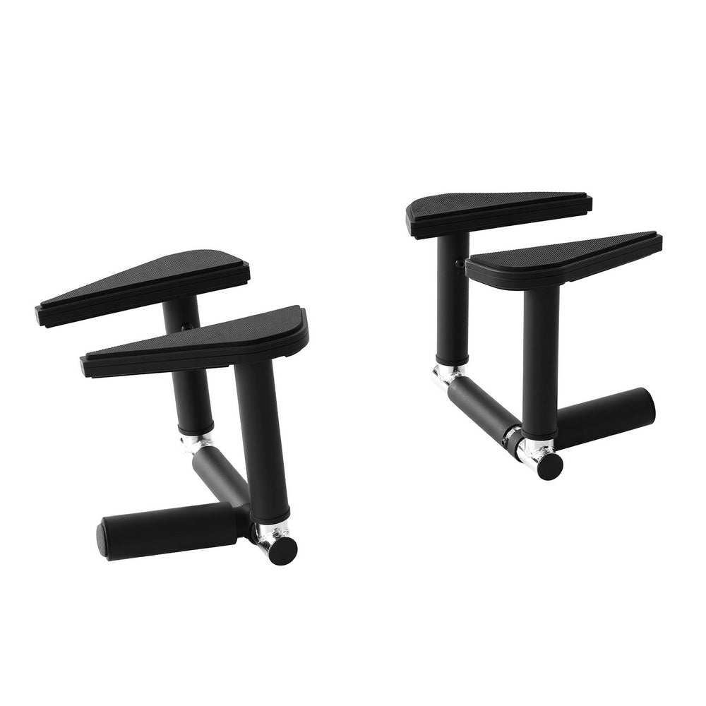Everfit 2Pcs/Set Pull Up Bar Portable Foldable Dip Station Multi Gym 120kg Home Power Station Black Tristar Online