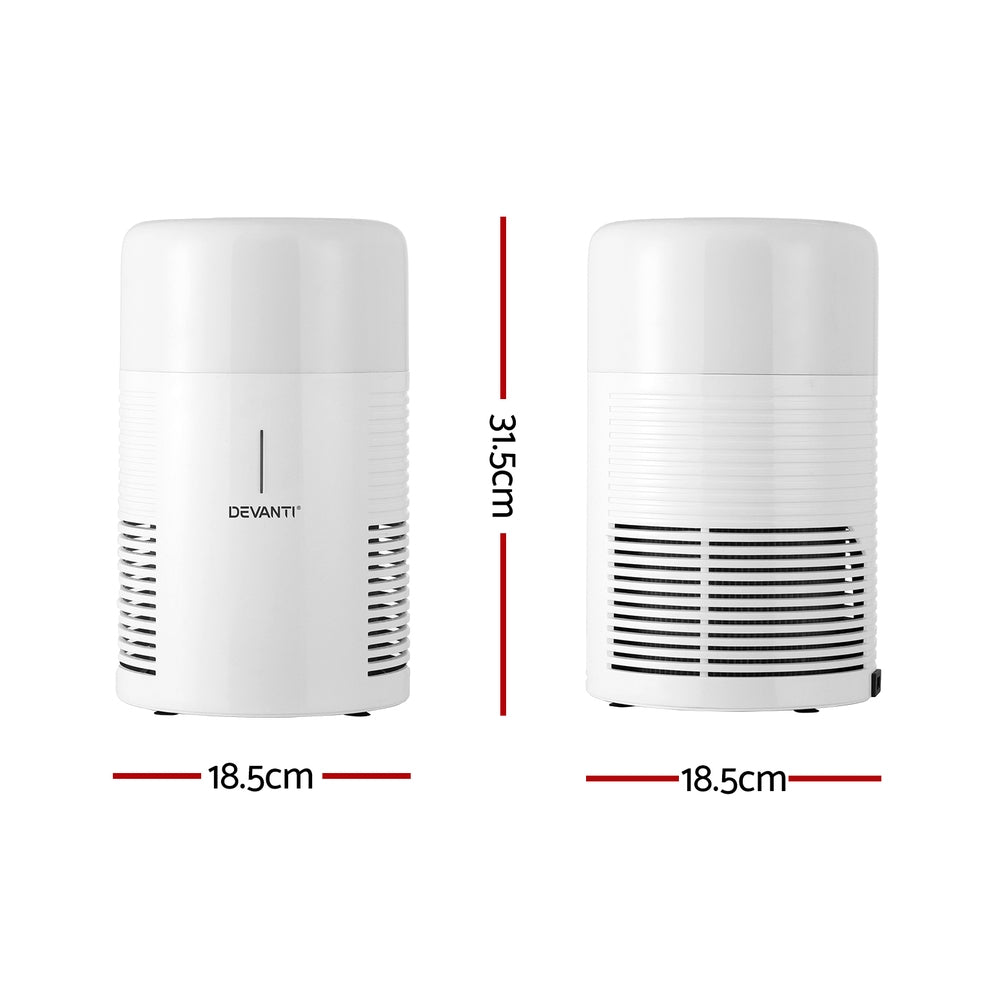 Devanti Air Purifier HEPA Filter Home Purifiers Dust Sensor PM2.5 Remover Tristar Online