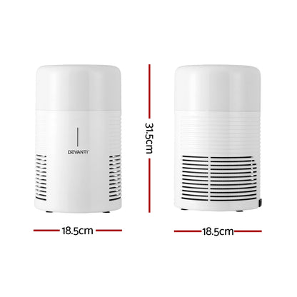 Devanti Air Purifier HEPA Filter Home Purifiers Dust Sensor PM2.5 Remover Tristar Online