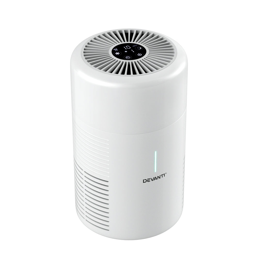 Devanti Air Purifier HEPA Filter Home Purifiers Dust Sensor PM2.5 Remover Tristar Online
