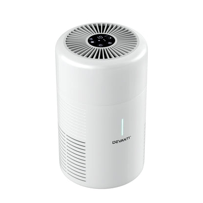 Devanti Air Purifier HEPA Filter Home Purifiers Dust Sensor PM2.5 Remover Tristar Online