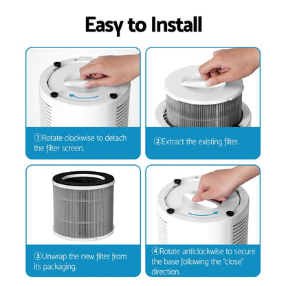Devanti Replacement Filter Air Purifier HEPAh11 Filters Carbon 3-layer Tristar Online
