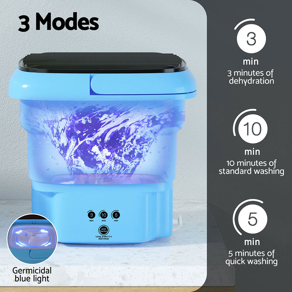 Devanti Portable Washing Machine 4.5L Blue Tristar Online