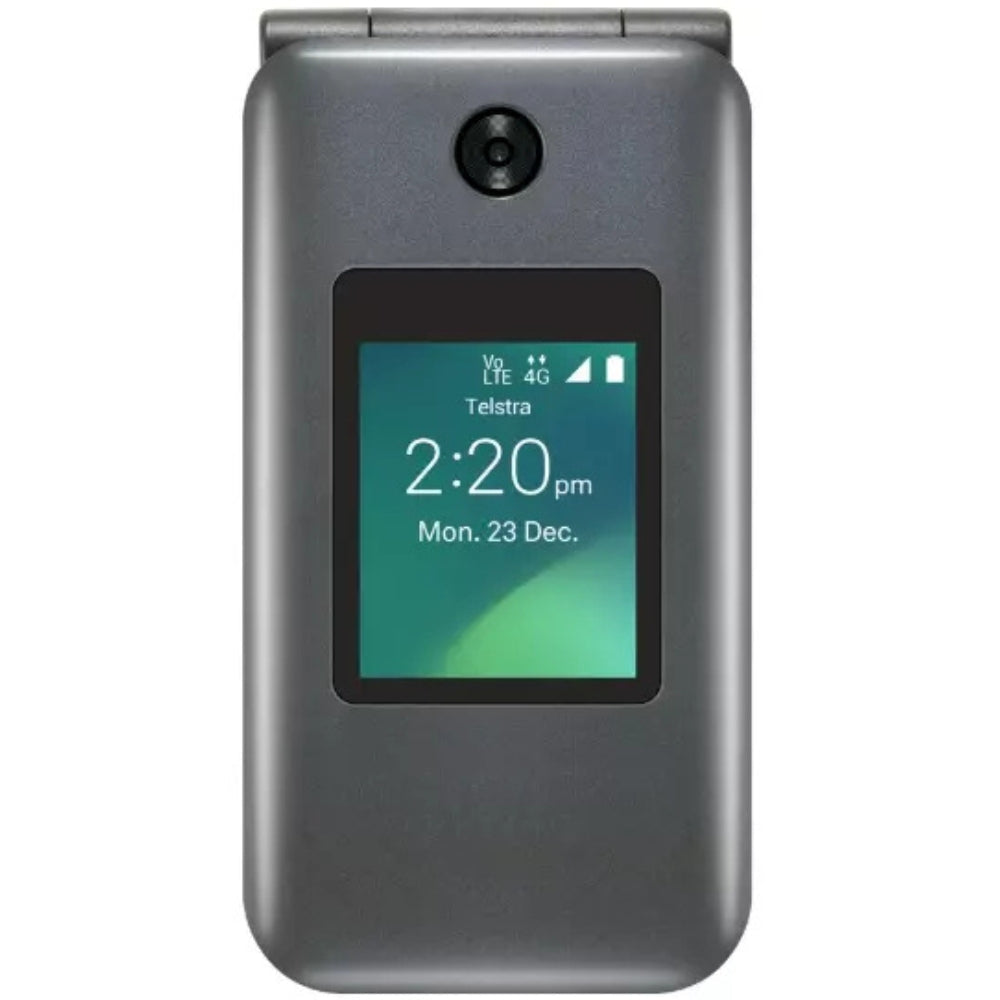 Telstra Flip 3 – 4G Seniors Flip Phone – Black - Excellent – Refurbished Telstra