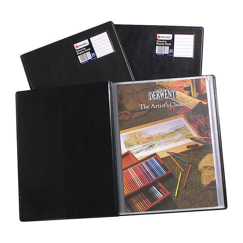Rxl D/Book A4 S/V 24Pg Blk Rexel