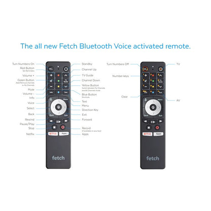The Fetch Bluetooth Voice Remote (Box Damage) Fetch