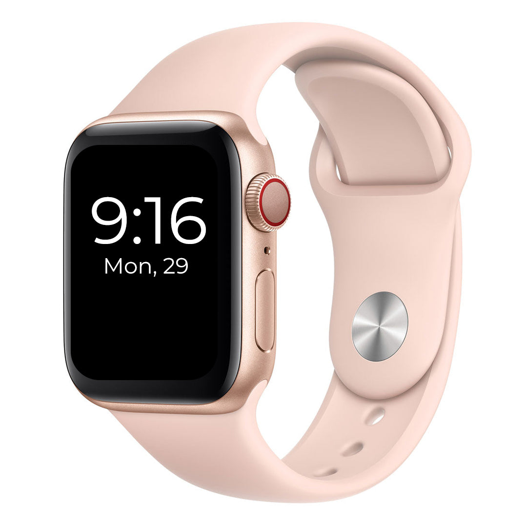 Apple Watch S5 40mm Cellular - Gold Al Case w/ Pink Sand Sport Band -  AU Version