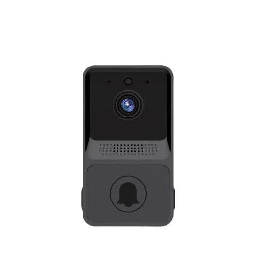 Smart Door Bell Rectangle Camera 1080P - Black Tristar