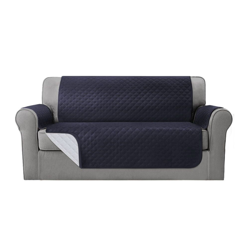 Artiss Sofa Cover Couch Covers 3 Seater Easy to Clean Dark Grey