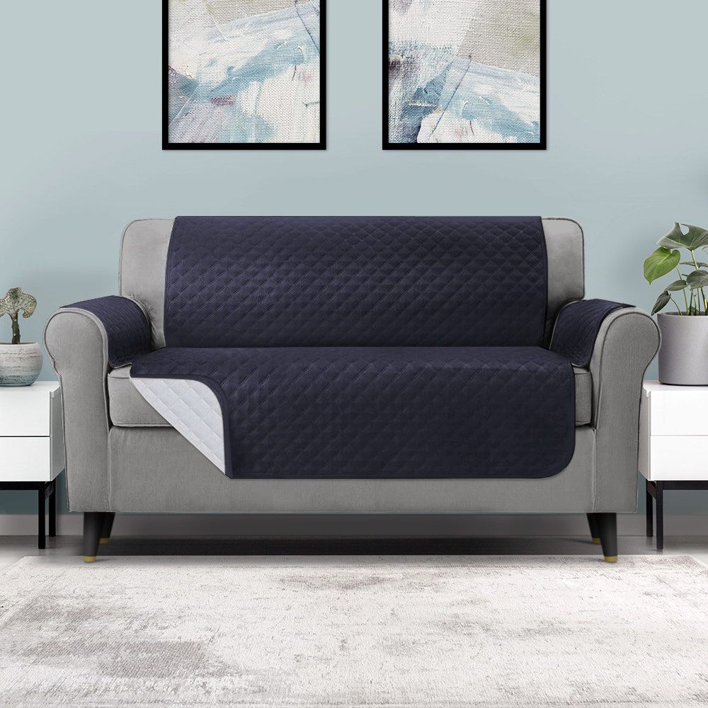 Artiss Sofa Cover Couch Covers 3 Seater Easy to Clean Dark Grey