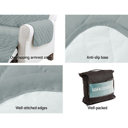 Artiss Sofa Cover Couch Covers 4 Seater Easy to Clean Grey
