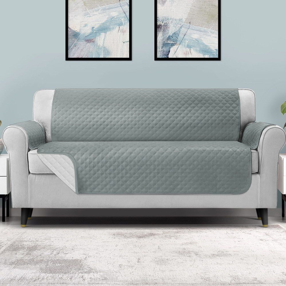 Artiss Sofa Cover Couch Covers 4 Seater Easy to Clean Grey